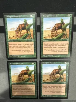 Rampant Growth X4 Mirage Mtg Lot Lp Heavy Play - Image 1