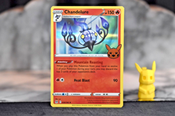 Pokemon TCG - Chandelure 026/196 - Lost Origin / Trick or Trade - Holo Rare NM - Image 1