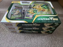Pokemon TCG Leafeon VSTAR Special Collection Box New Sealed - Image 2