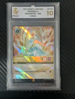 Disney Lorcana, Cinderella Ballroom Sensation Enchanted, Graded 10 - Image 1