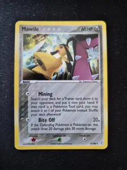 Pokemon TCG Mawile EX Crystal Guardians Holo Rare Card 9/100 NM - Image 1