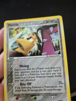 Pokemon TCG Mawile EX Crystal Guardians Holo Rare Card 9/100 NM - Image 2
