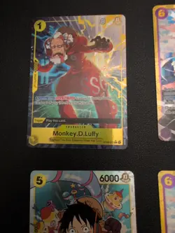 One Piece TCG Lot of 6 Luffy Cards NM Near Mint English - Image 2