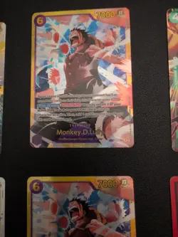 One Piece TCG Lot of 6 Luffy Cards NM Near Mint English - Image 3