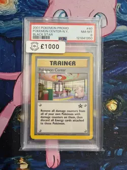 PSA 8 Pokemon Center #40 New York Black Star Promo Pokemon Card - Image 1