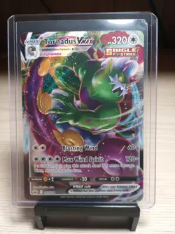 Pokemon TCG Tornadus VMAX Holo Ultra Rare Card Chilling Reign 125/198 M/NM - Image 1