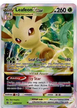2019 Leafeon VSTAR - Promo SWSH: Sword & Shield Promo Cards SWSH195 NM - Image 1