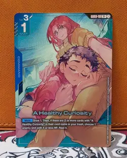 Gundam Card Game - A Healthy Curiosity R+ GD03-101 Alt Art - English - Image 1