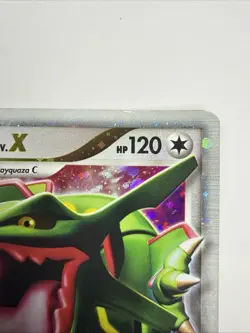 Pokemon TCG Rayquaza C LV.X Diamond And Pearl Black Star Promo Card DP47 - Image 4
