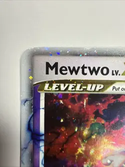 Pokemon TCG Mewtwo LV.X Black Star Promo DP28 Holo Card - Image 2