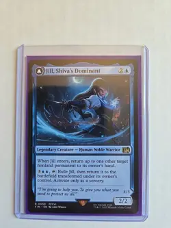 Jill, Shiva's Dominant / Shiva, Warden of Ice - Final Fantasy - NM - MTG Magic - Image 1