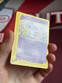 MEW 55/165 Expedition Base Set E-SERIES NON-HOLO rare Pokemon TCG card NM+ - Image 2