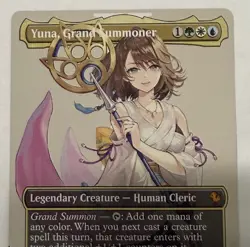 MTG - Final Fantasy - Yuna, Grand Summoner (Borderless - NON - foil) - Image 2