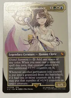 MTG - Final Fantasy - Yuna, Grand Summoner (Borderless - NON - foil) - Image 4