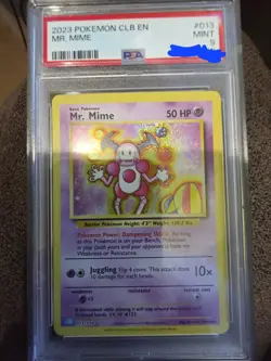 PSA MINT 9 - POKEMON CLB-TRADING CARD GAME CLASSIC MR. MIME - Image 1