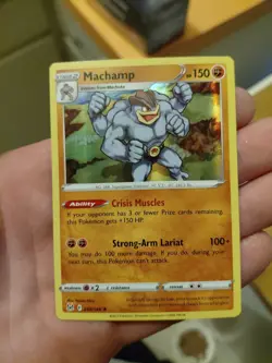 Pokemon Swsh11: Lost Origin Machamp Holo Rare Card #088/196 NM+ Condition - Image 1