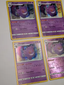 4x Gengar Playset - 085/202 + HOLO BLEED Sword & Shield Base Set Rare Card NM - Image 5