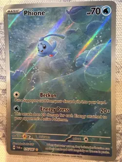Pokemon TCG Phione 175/167 Sv06: Twilight Masquerade Illustration Rare - Image 1