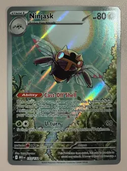 Pokemon TCG Ninjask 137/132 Me01: Mega Evolution Holo - Image 1
