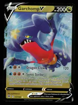 Garchomp V 117/189 Pokemon TCG Astral Radiance Holo Ultra Rare - Image 1