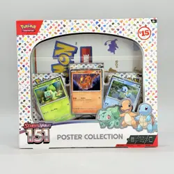 Pokemon TCG Scarlet & Violet 151 Poster Collection Box New Sealed - Image 1