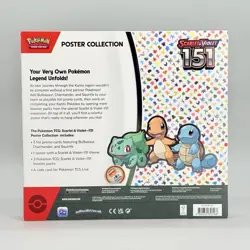 Pokemon TCG Scarlet & Violet 151 Poster Collection Box New Sealed - Image 2
