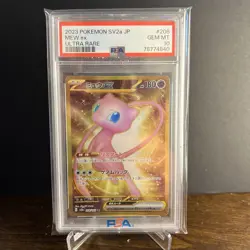 2023 POKEMON JPN SV2A-POKEMON 151 ULTRA RARE #208 MEW EX PSA 10 - Image 1