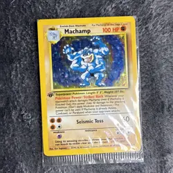 Pokemon Machamp 1st Edition Base Set Holofoil Promo Pack Brand New Sealed - Image 1
