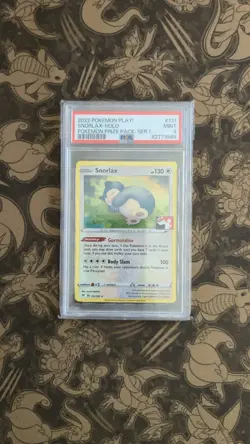 Pokemon TCG Snorlax 131/185 Holo Prize Pack Series 1 PSA 9 - Image 1