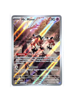 Mr. Mime 179/165 Illustration Rare Full Art Holo POKEMON TCG 151 MEW EN NM/M - Image 1