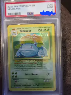 2023 Pokemon CLV EN 003 Venusaur - PSA 9 - Image 1