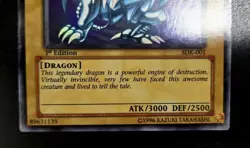 Blue-Eyes White Dragon SDK-001 1st ED Ultra Rare YuGiOh Asian English Holo - Image 3