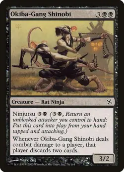 Okiba-Gang Shinobi Betrayers of Kamigawa MP MTG - Image 1