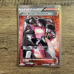 Team Rocket’s Handiwork 124/124 Ultra Rare Fates Collide Pokemon Card - Image 1