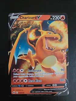 Charizard V 018/159 - Crown Zenith - Ultra Rare Pokemon Card NM - Image 1
