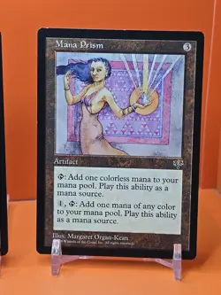 🟤🟤🟤 (4) 1996 MAGIC THE GATHERING MANA PRIZM MIRAGE UNPLAYED 🟤🟤🟤 - Image 5
