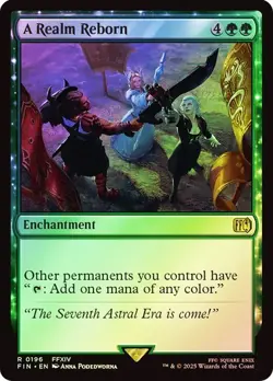 A Realm Reborn FOIL - 0196 - Rare - Final Fantasy FIN MTG - Image 1
