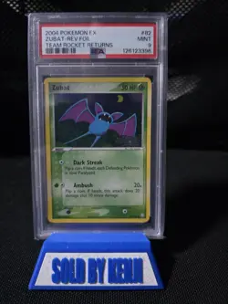 2004 POKEMON EX TEAM ROCKET RETURNS ZUBAT #82 REVERSE PSA 9 MINT #116952252 - Image 1