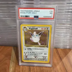 Pokemon Jungle Wigglytuff Holo #16 PSA 7 1999 English - Image 1