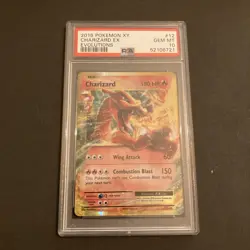 Charizard PSA 10 GEM MINT EX Evolutions Pokemon #12/108 2016 XY Rare Holo - Image 1