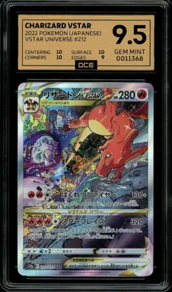 Pokemon Slab: Charizard VSTAR - 212/172 - S12a - Graded OCE Gem Mint 9.5 - Image 1