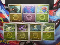 Ascended Heroes ENERGY SYMBOL PATTERN REVERSE HOLO LOT (7) Pokemon English Rare - Image 1
