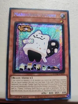YU-GI-OH Marshmao Yummy DOOD-EN024 1st Edition Secret Rare NM - Image 1