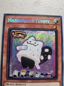 YU-GI-OH Marshmao Yummy DOOD-EN024 1st Edition Secret Rare NM - Image 3