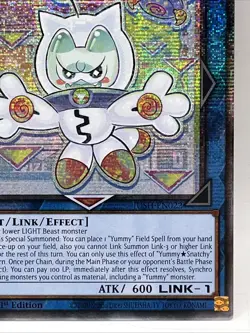 Yu-Gi Oh! YUMMY ☆ SNATCHY Starlight Rare JUSH-EN022 1st Edition - Image 3