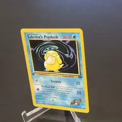 Pokemon Card - Sabrina's Psyduck Gym Challenge 99/132 Common 1st Edition - Image 3