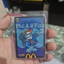 phil a.o'fish 17/24 Mcdonalds TCG Trading Cards 2026 UnRedeemed trading card - Image 1