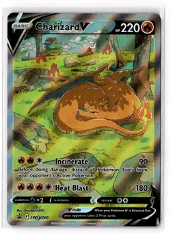 Charizard V - SWSH260 SWSH: Sword & Shield Promo Cards Holo NM - Image 1