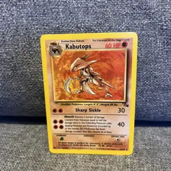Kabutops 24/62 Fossil Regular Rare Pokemon TCG WOTC LP - Image 1