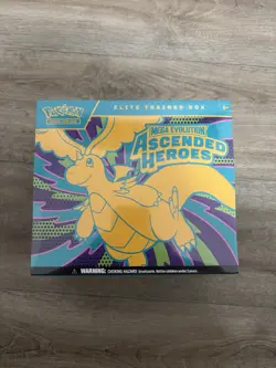 Pokemon Elite Trainer Box Mega Evolution Dragonite Ascended Heroes Set - Image 1